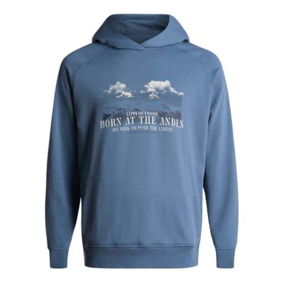 Polerón Hombre Insigne Hoody Sweatshirt Front Print Azul Piedra Lippi