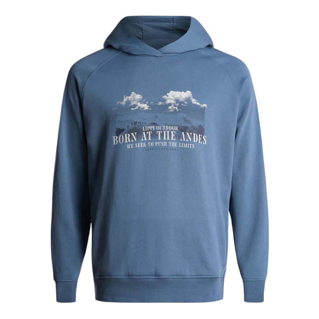 Polerón Hombre Insigne Hoody Sweatshirt Front Print Azul Piedra Lippi