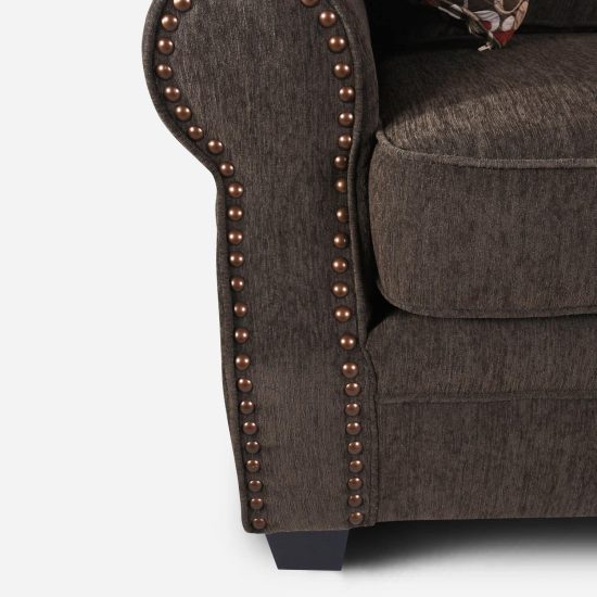 SOFA FLORIDA 3 CUERPOS CHOCOLATE CIC - Imagen 3