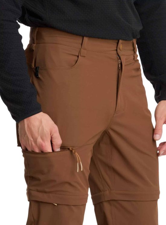 PANTALON HOMBRE CAFE BLACKLASH Q-DRY MIX 2 PANTS LIPPI - Imagen 5
