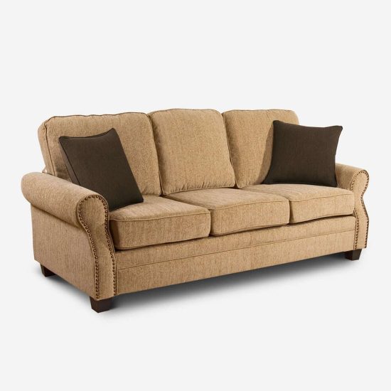 SOFA FLORIDA 3 CUERPOS CAFE CLARO CIC - Imagen 2