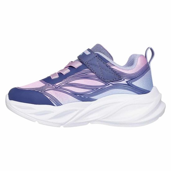 Zapatilla Niña Lights Cosmic Glow Navy Skechers - Imagen 4