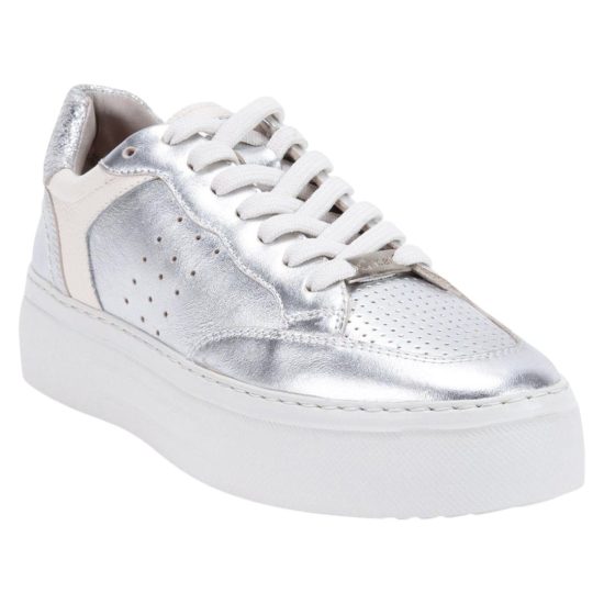 Zapatilla Mujer Metalizado Plateado Regina Gacel - Imagen 2