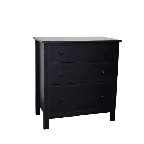 Comoda 3 Cajones De Dormitorio Oscura KLIK - Imagen 6