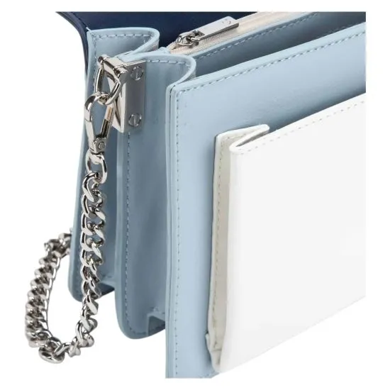 Cartera Retro con Tapa Pequeña Color Marino Bicolor Gacel - Imagen 5