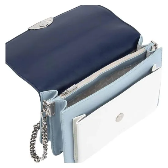 Cartera Retro con Tapa Pequeña Color Marino Bicolor Gacel - Imagen 6