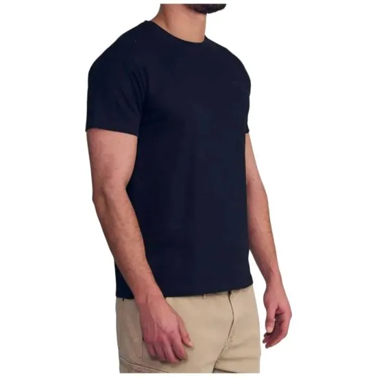 Polera Hombre Básica Logo Embroidery Azul Ellus - Imagen 2