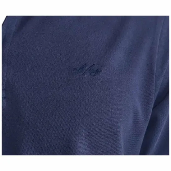 Polera Hombre Polo Pique Silicone Wash Azul Ellus - Imagen 4