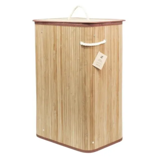 Canasto Ropa Bamboo Decoexpress - Imagen 2