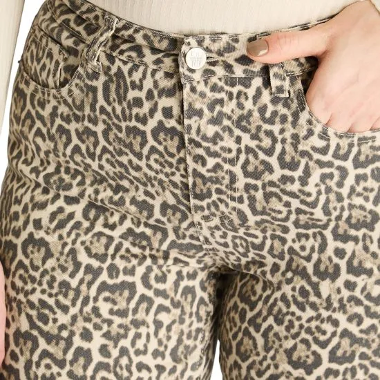 Jeans Recto Mujer Animal Print LDP - Imagen 3