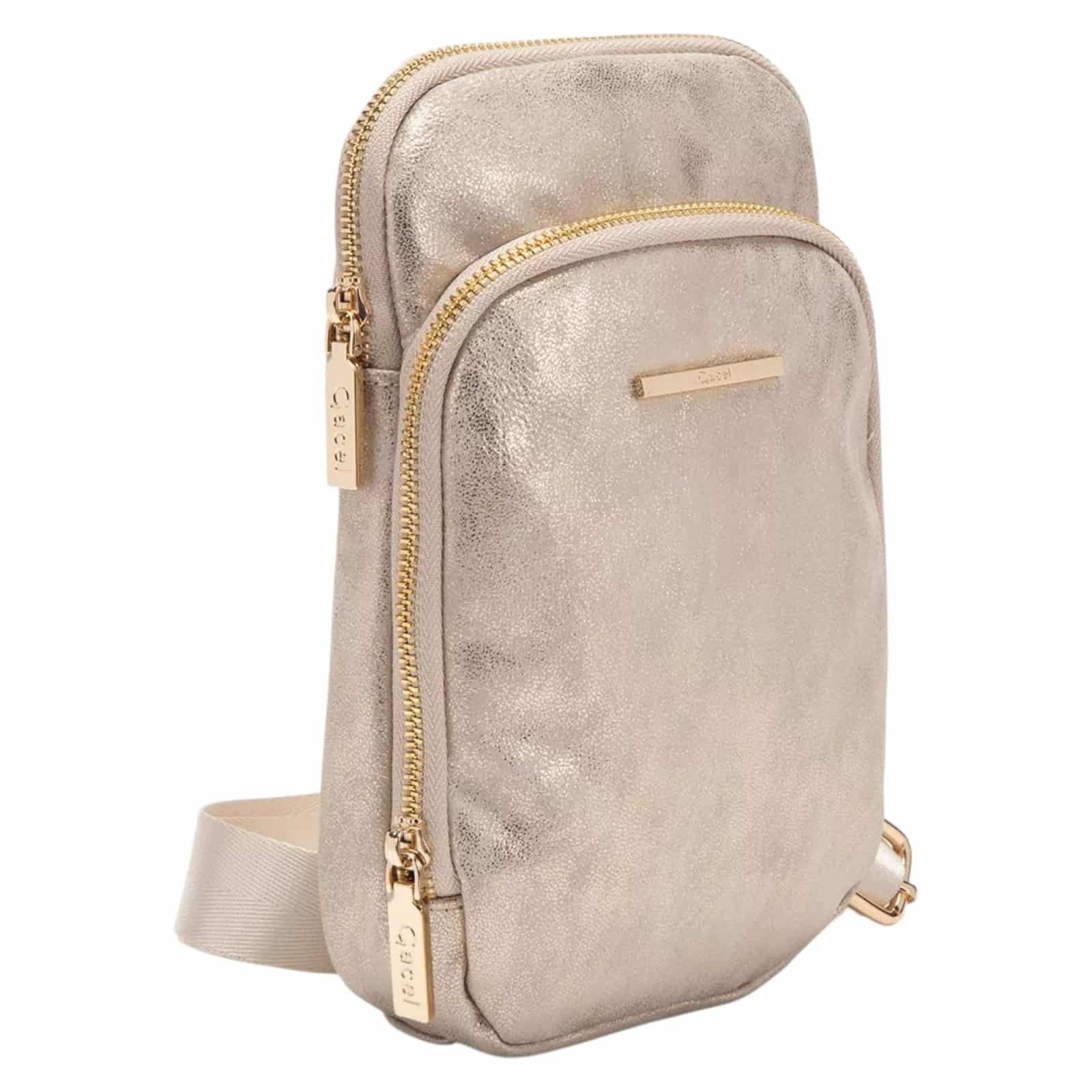 Cartera Mujer CAFL2119 Cuero Sintetico Dorado Gacel - Imagen 3
