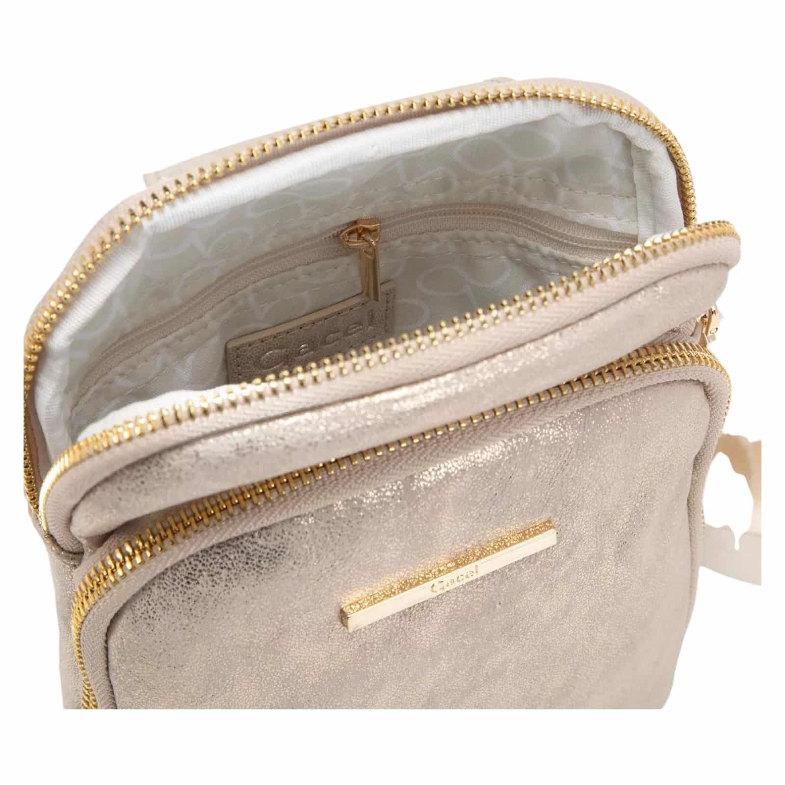 Cartera Mujer CAFL2119 Cuero Sintetico Dorado Gacel - Imagen 5
