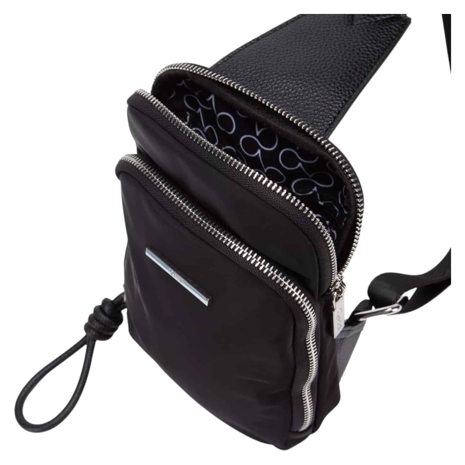 Cartera Mujer Textil Negro CAFL2119 Gacel - Imagen 4