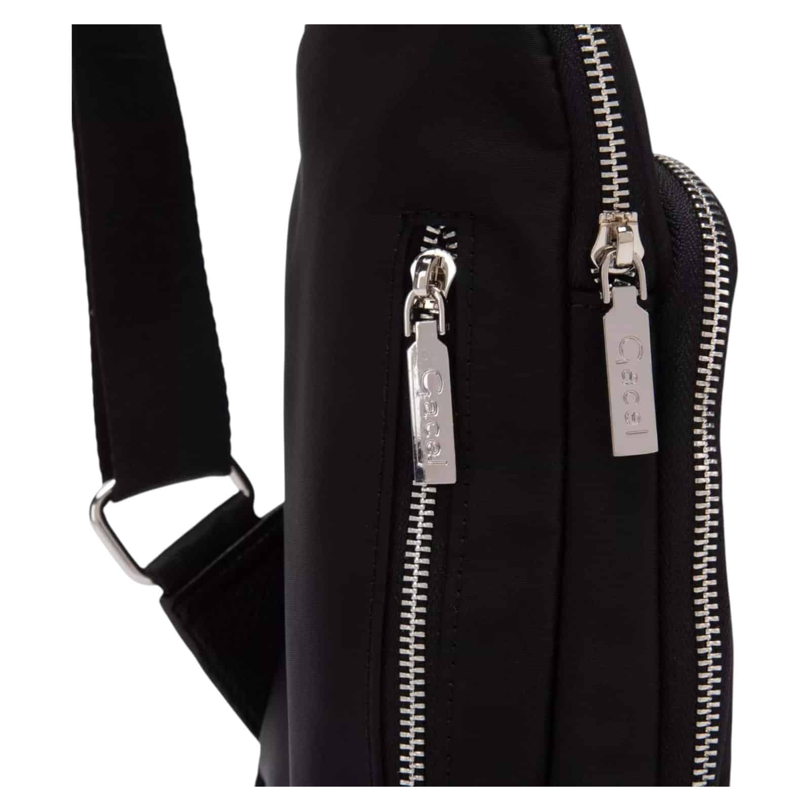 Cartera Mujer Textil Negro CAFL2119 Gacel - Imagen 5