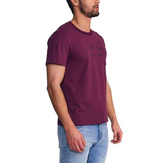 Polera Hombre Silicone Wash Originals Morado Ellus - Imagen 2