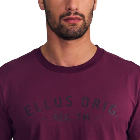 Polera Hombre Silicone Wash Originals Morado Ellus - Imagen 3