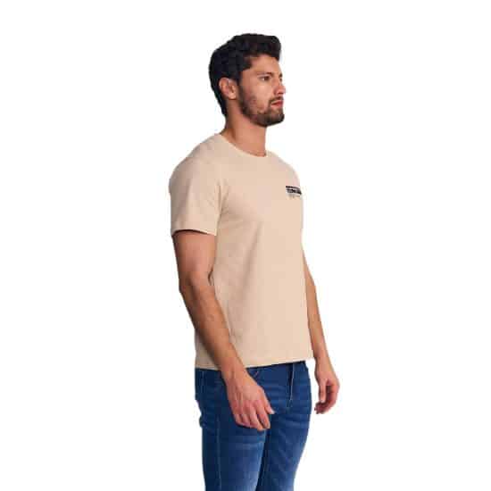Polera Hombre Silicone Wash Originals Beige Ellus - Imagen 2