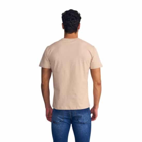 Polera Hombre Silicone Wash Originals Beige Ellus - Imagen 4
