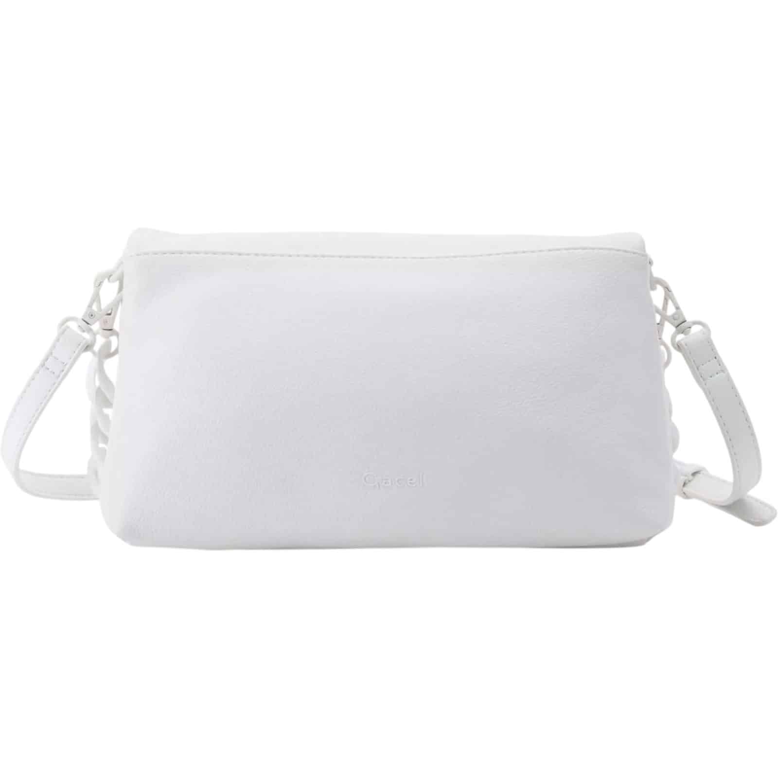 Cartera Mujer Cuero Sintetico Blanco CAFL23880 Gacel - Imagen 5