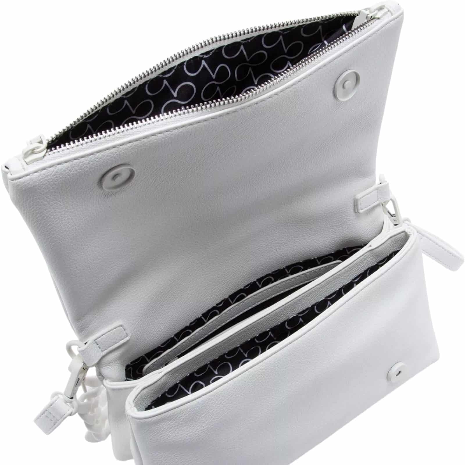 Cartera Mujer Cuero Sintetico Blanco CAFL23880 Gacel - Imagen 7