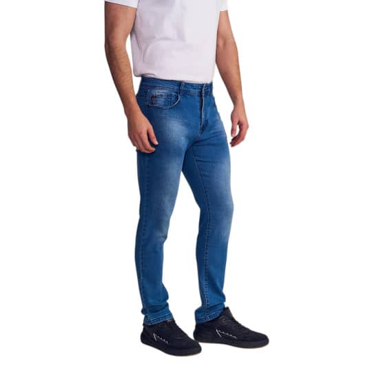 Jeans Hombre Slim Black Blue Five Pockets Basic Ellus - Imagen 2