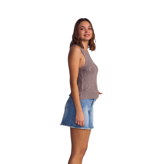 Polera Mujer Pure Nature Knitwear Lurex Il Gioco - Imagen 2
