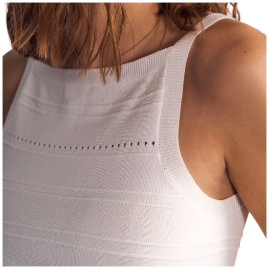 Polera Mujer Essentials Knitwear Diseño Calado Il Gioco - Imagen 5