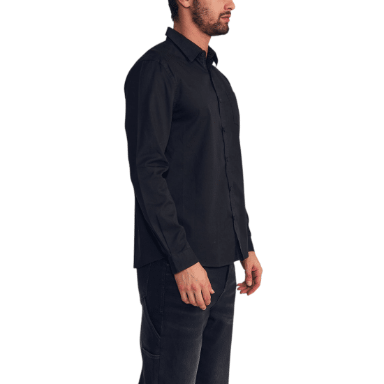 Camisa Hombre Manga Larga Garment Dye Solid Color Ellus - Imagen 2