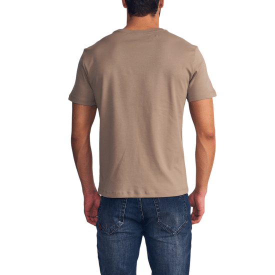 Polera Hombre Regular Fit Cotton Café Ellus - Imagen 2