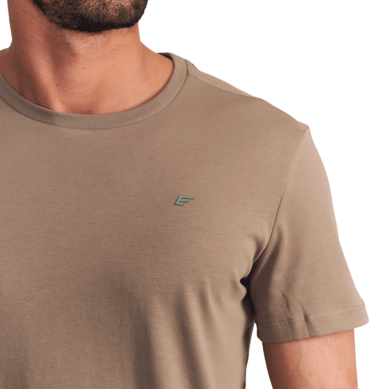 Polera Hombre Regular Fit Cotton Café Ellus - Imagen 4