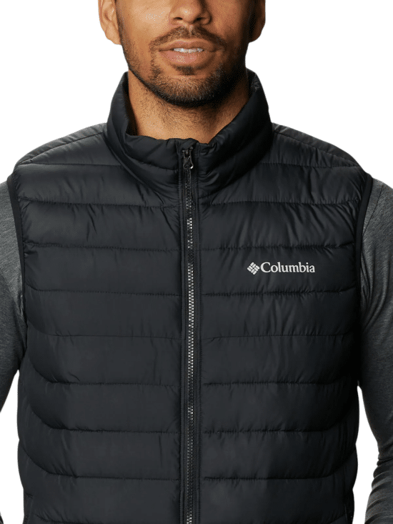 Parka Sin Mangas Hombre Powder Lite II Negro Columbia - Imagen 3