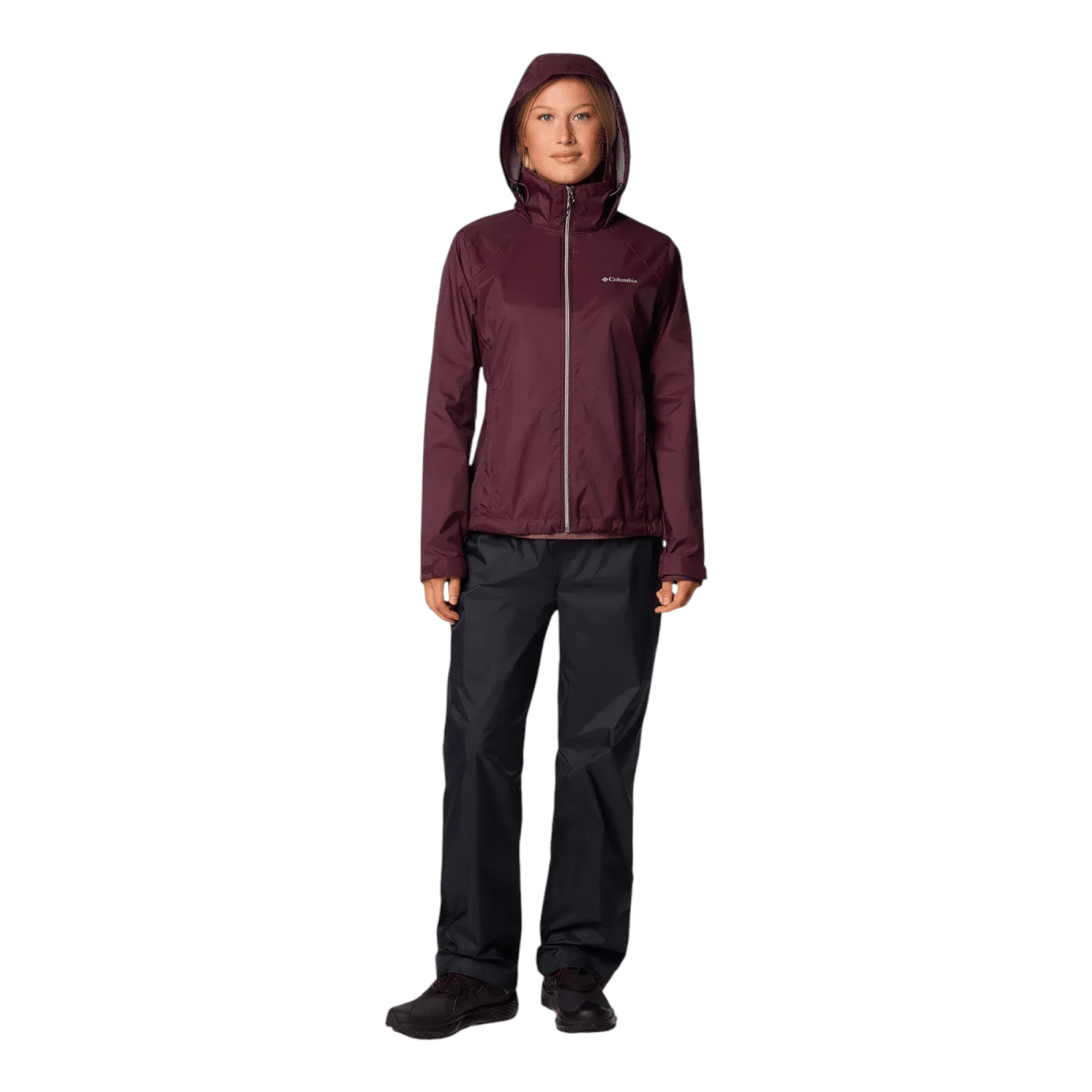 Cortaviento Mujer Switchback IV Jacket Burdeo Columbia - Imagen 3