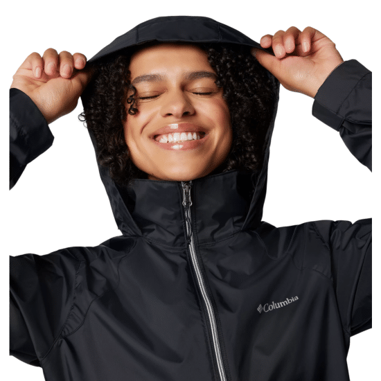 Cortaviento Mujer Switchback IV Jacket Negro Columbia - Imagen 3