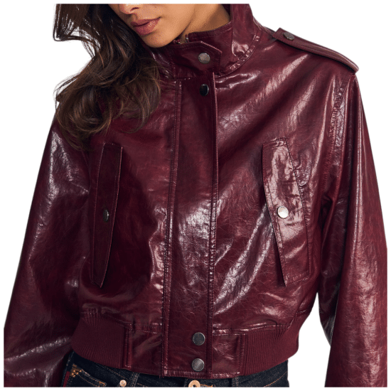 Chaqueta Mujer Bomber Pu Red Ellus - Imagen 5