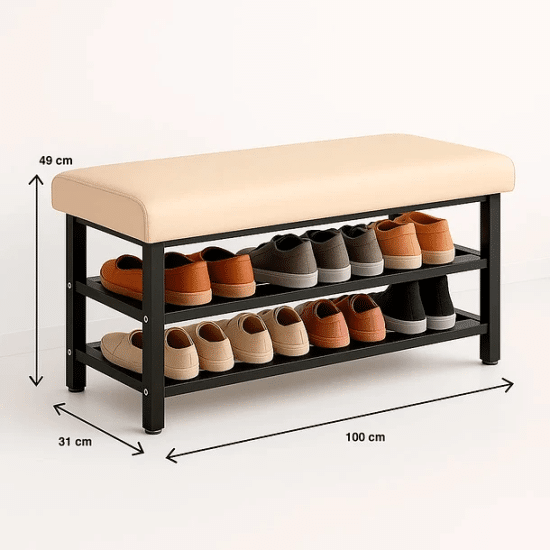 Zapatero Con Asiento Confort Blanco Klik - Imagen 3