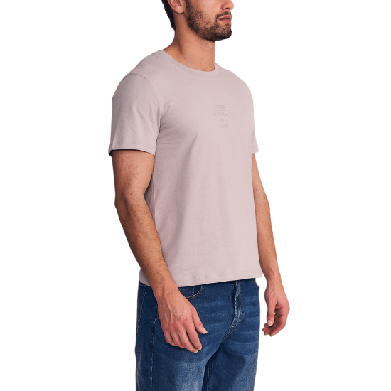 Polera Hombre Silicone Wash Originals 1972 Beige Ellus - Imagen 2