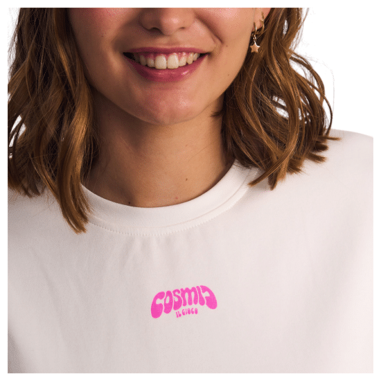 Polera Mujer Essentials Frontal Print Il Gioco - Imagen 5