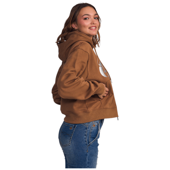 Poleron Mujer Hoodie Full Zipper Frontal Print Il Gioco - Imagen 2