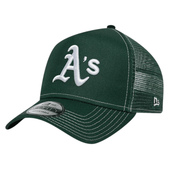 Gorro New Era 9Forty E-Frame Trucker Athletics MLB World Series Patch - Imagen 2