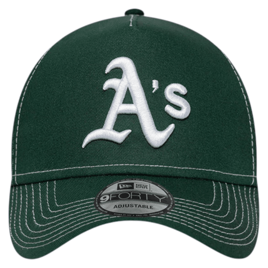 Gorro New Era 9Forty E-Frame Trucker Athletics MLB World Series Patch - Imagen 6