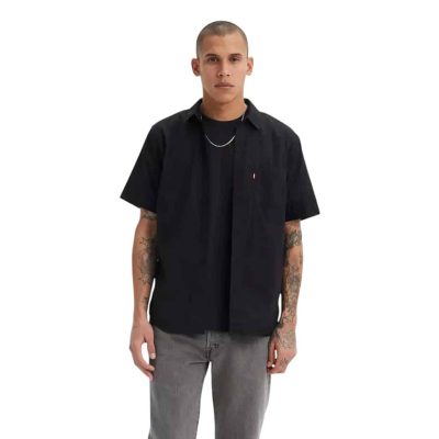 Camisa Hombre Ss Classic Standard Jet Black Levis