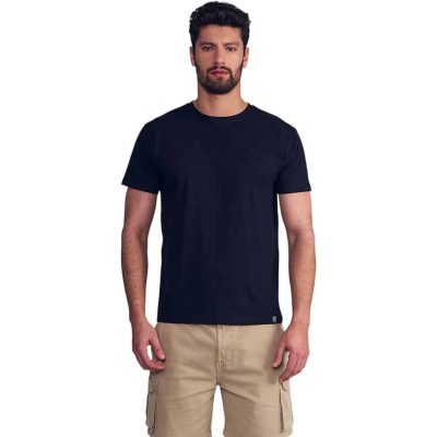 Polera Hombre Lisa Logo Embroidery Negra Ellus