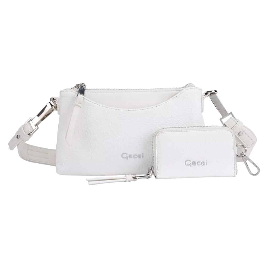 Cartera Bandolera Pequeña Gacel Blanco Car3323