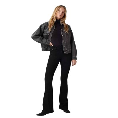 Jeans Mujer 726 Hr Flare Soft Black Levis