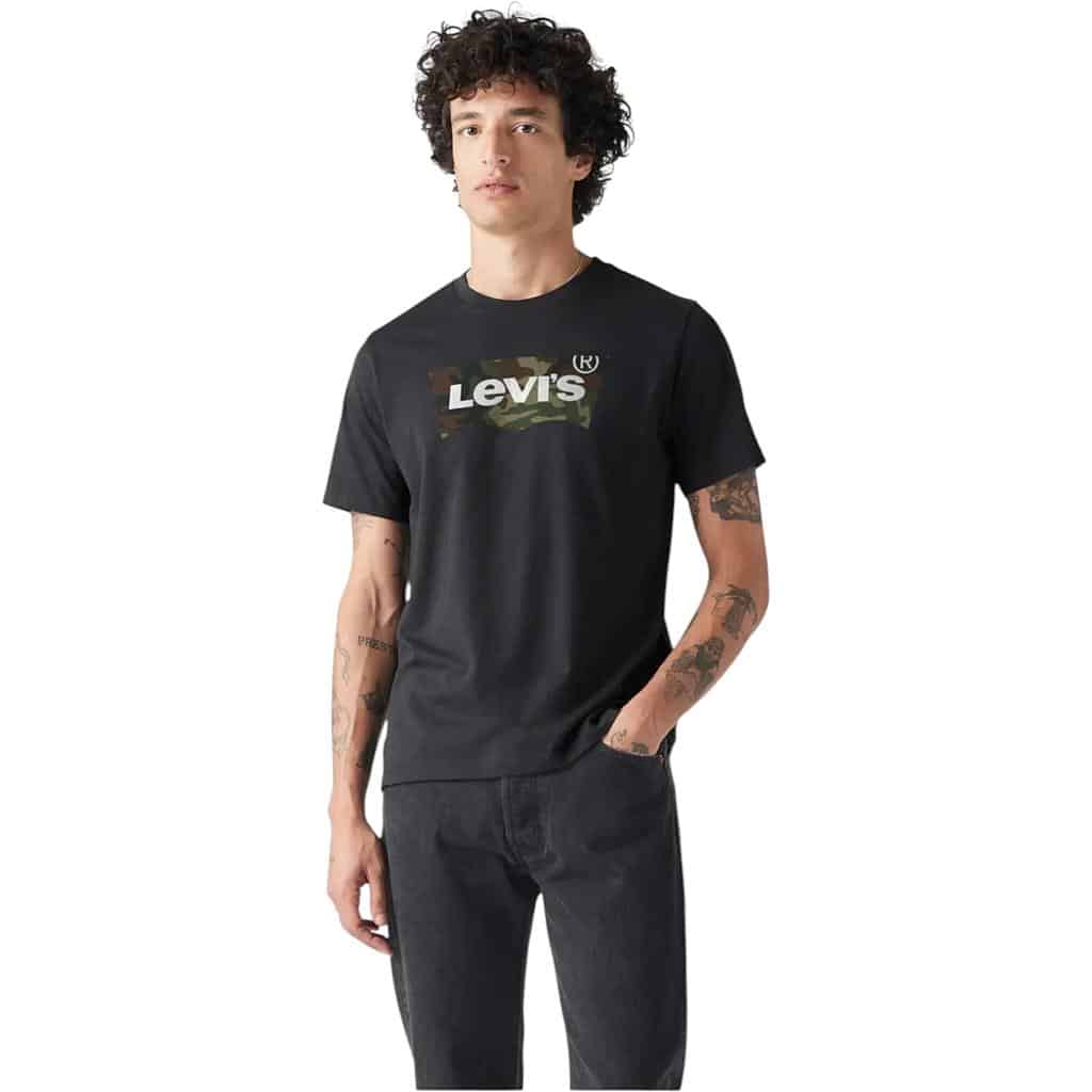 Polera Hombre Graphic Crewneck Tee Batwing Fill Phantano Levis