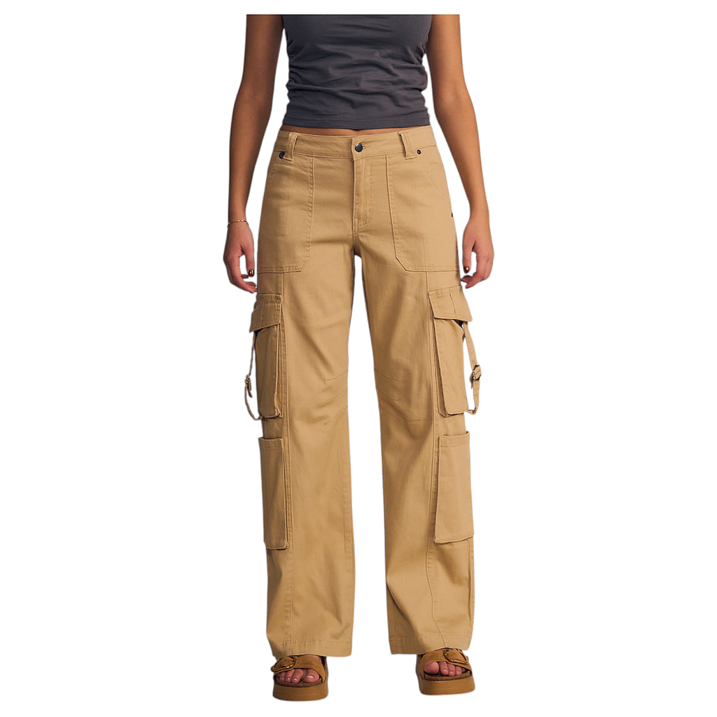 Pantalón Mujer Color Street Cargo Multibolsillo Il Gioco