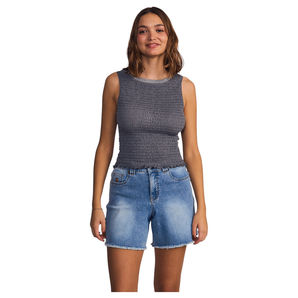Polera Mujer Street Core Frontal Print Panal de Abeja Il Gioco