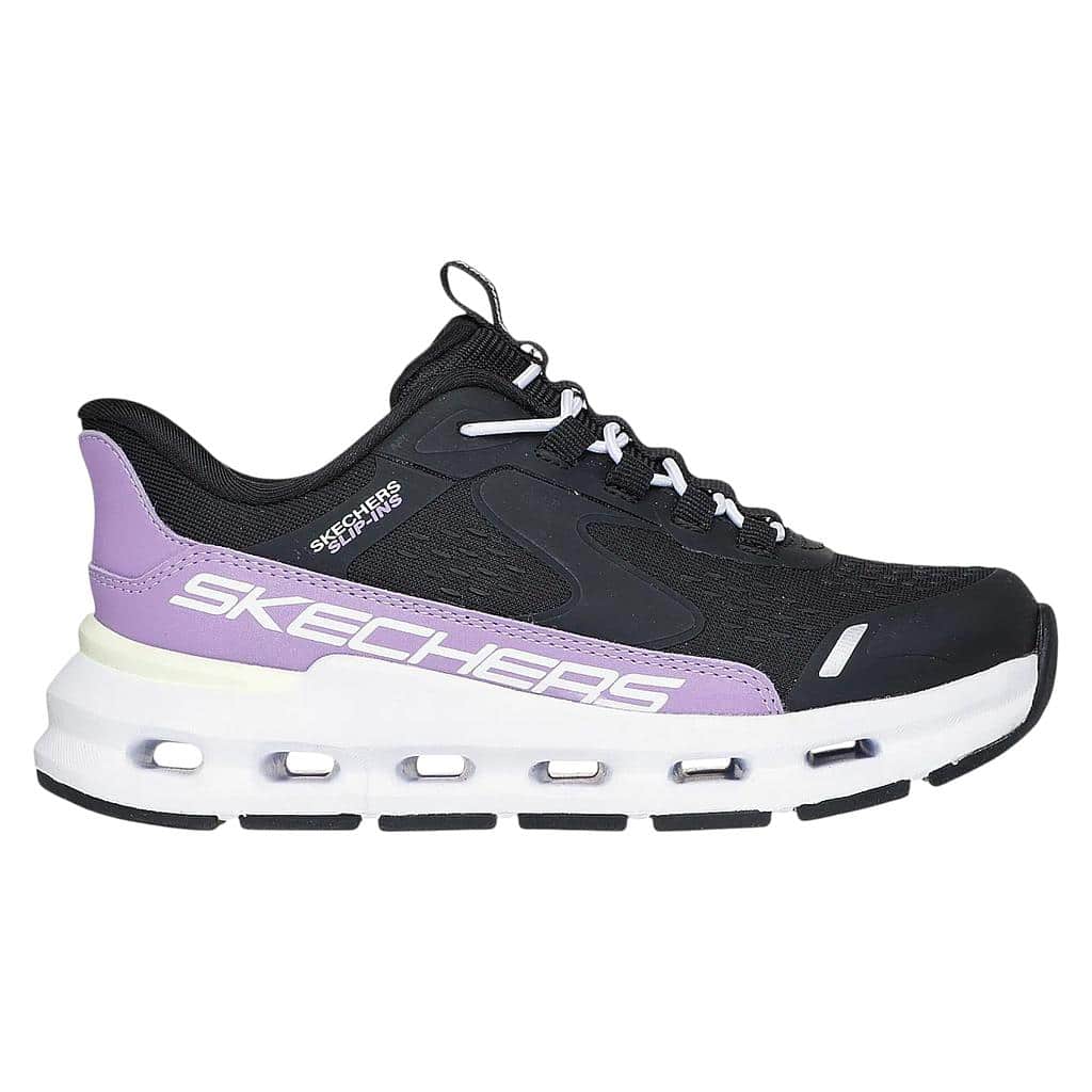 Zapatilla Kids Glide Step Vista Lane Bkpr Skechers