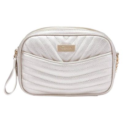 Cartera Mujer Cafl2344 Graneado Dorado Gacel