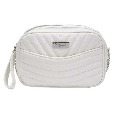 Cartera Mujer Cafl2344 Graneado Blanco Gacel